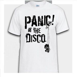 Tee Shirts Panic At The Disco Band Unisex Fan Concert Graphic T-Shirt 184